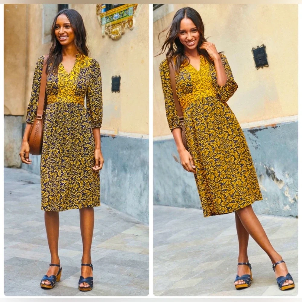 Boden Ariadne Dress US size 8P - Picture 2 of 5